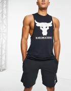Under Armour Project Rock Brahma Bull Tank In Black