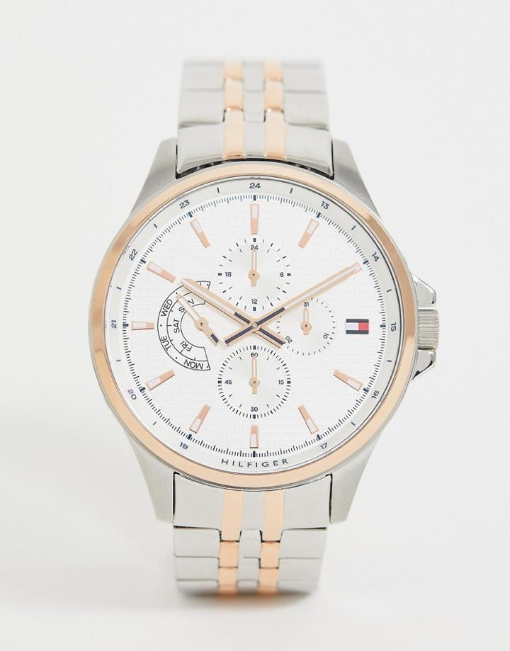 Tommy Hilfiger 1791617 Bracelet Watch In Mixed Metal 44mm - Silver