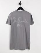 Il Sarto Backprint T-shirt In Gray