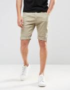 Ringspun Chino Shorts - Beige