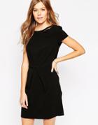 Liquorish Envelope Dress - Black