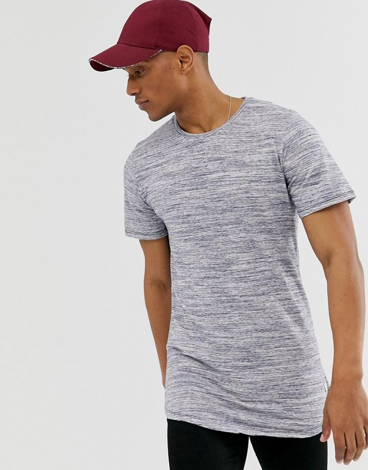 Jack & Jones Essentials T-shirt In Navy Melange