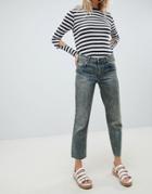 Cheap Monday Revive Cropped Straight Leg Jean-blue
