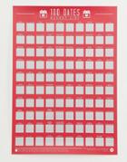 Gift Republic 100 Dates Scratch Off Bucket List - Multi