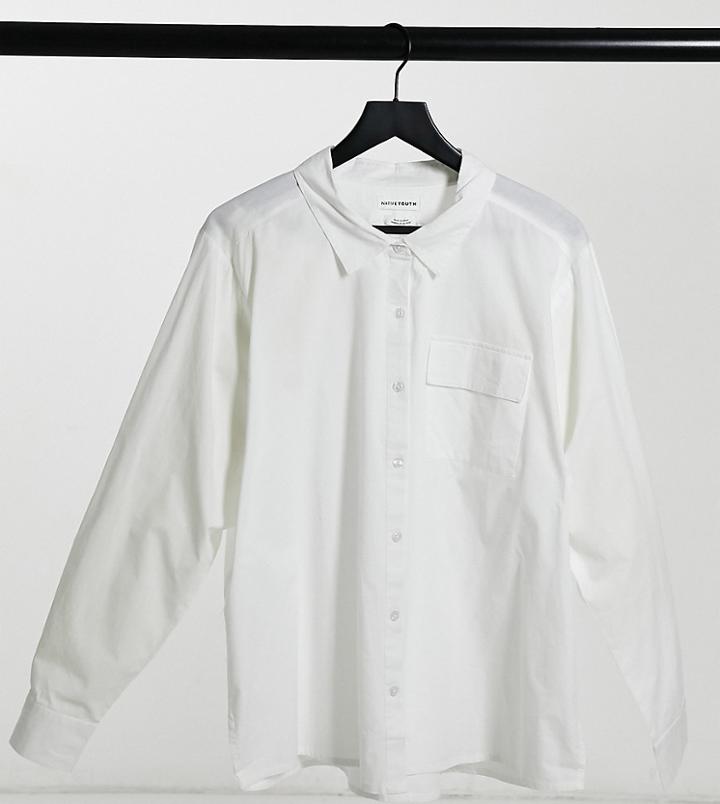 Native Youth Plus Perfect Shirt In White