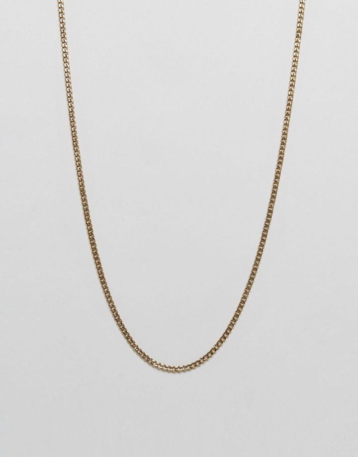 Vitaly Cuban Necklace In Gold - Gold