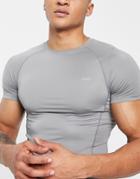Asos 4505 Icon Muscle Fit Training T-shirt-gray