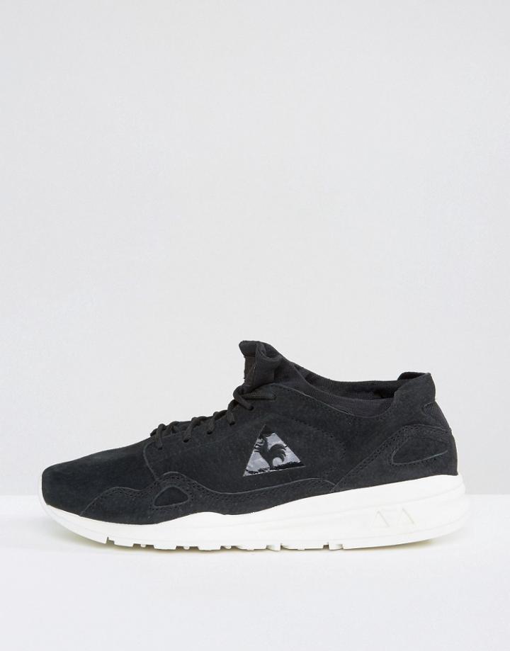 Le Coq Sportif Black Nubuck Flow Sneakers - Black
