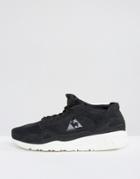 Le Coq Sportif Black Nubuck Flow Sneakers - Black