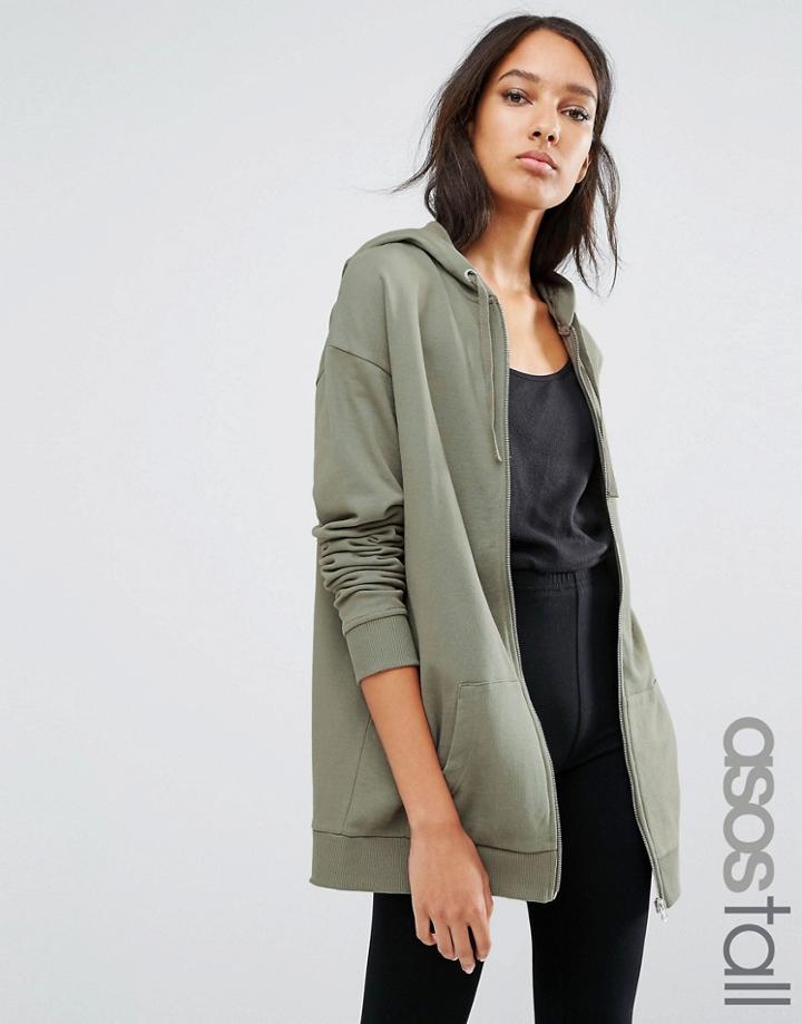 Asos Tall Ultimate Oversized Hoodie - Green