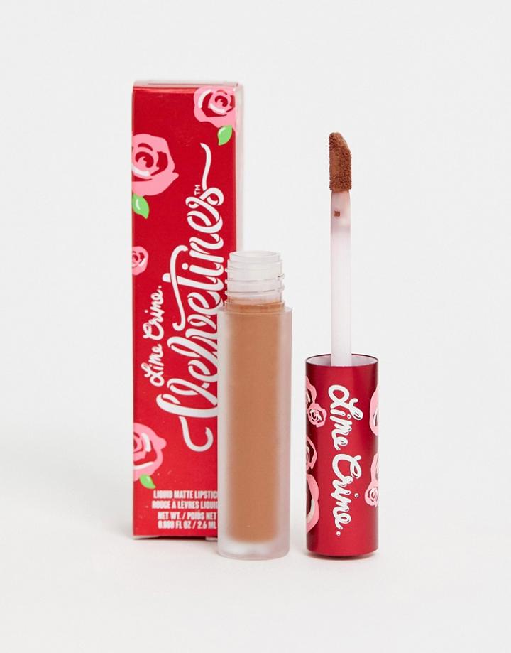 Lime Crime Matte Velvetines Liquid Lipstick - Shroom - Brown
