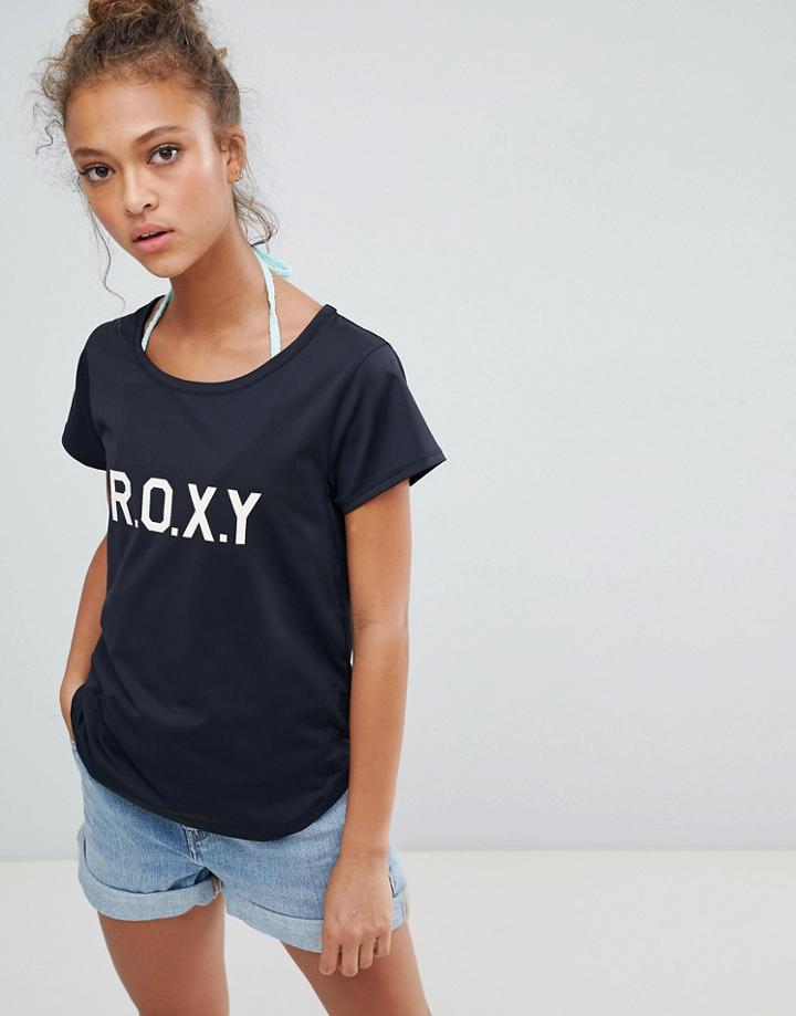 Roxy Logo Tee - Black