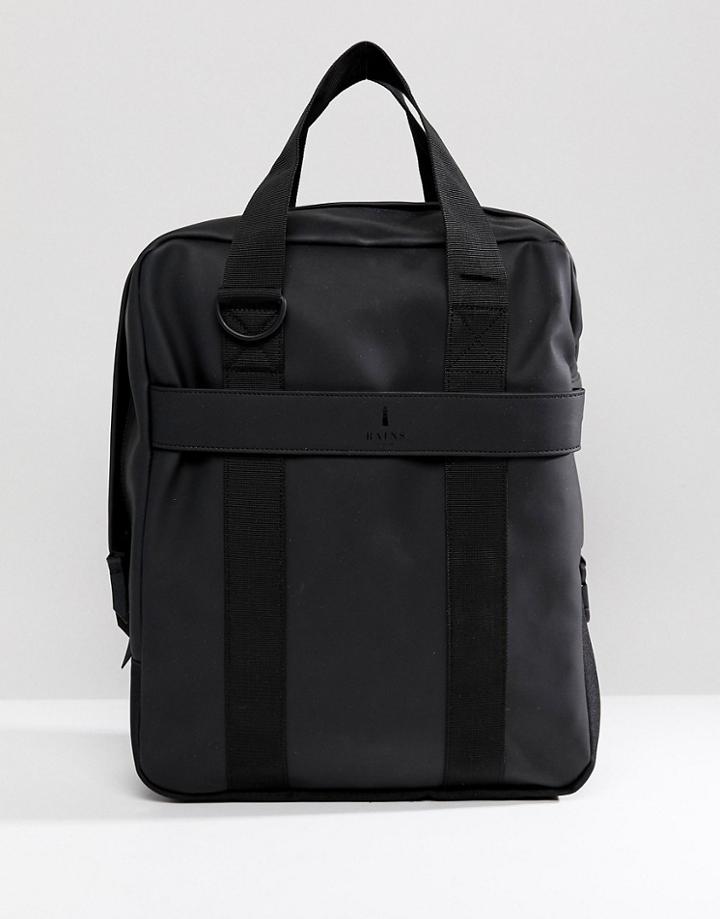 Rains 1291 Utility Tote Bag In Black - Black