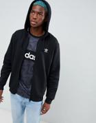Adidas Originals Trefoil Hoodie In Black Dn6016 - Black