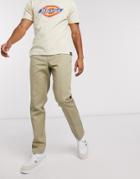 Dickies 872 Slim Fit Work Pants In Khaki-green