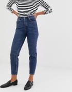 Selected Femme Mom Jeans - Navy