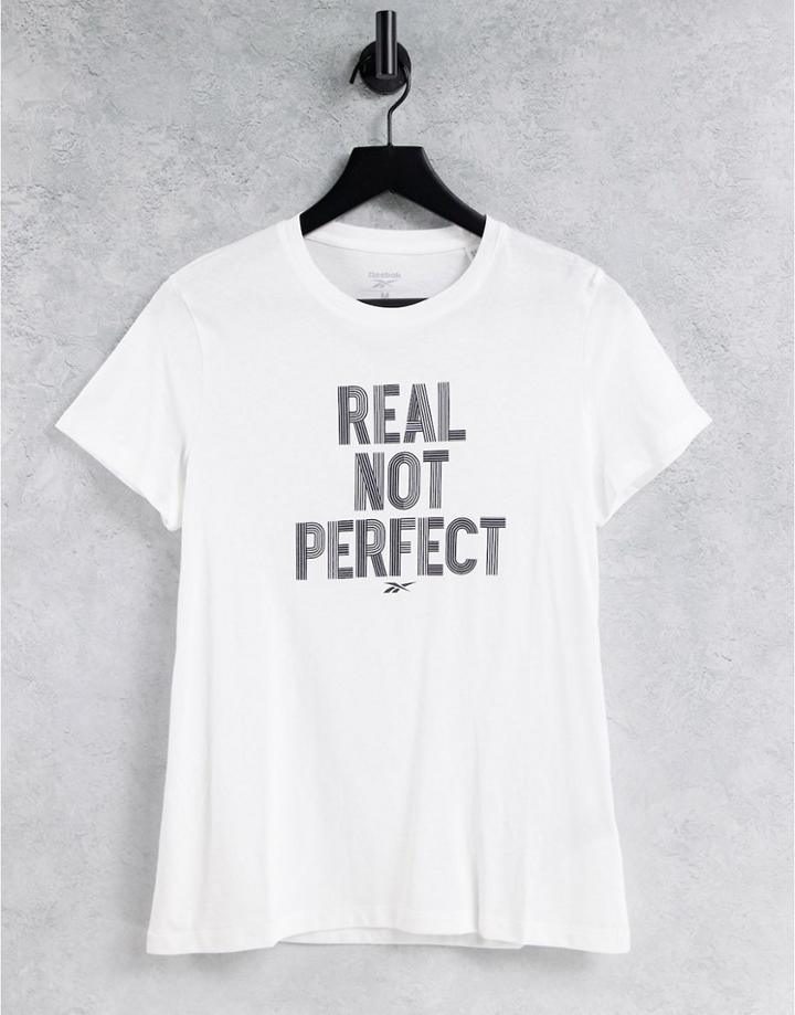 Reebok Te Graphic Real T-shirt In White