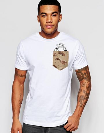 Cheats & Thieves Pocket T-shirt Money Bags - White