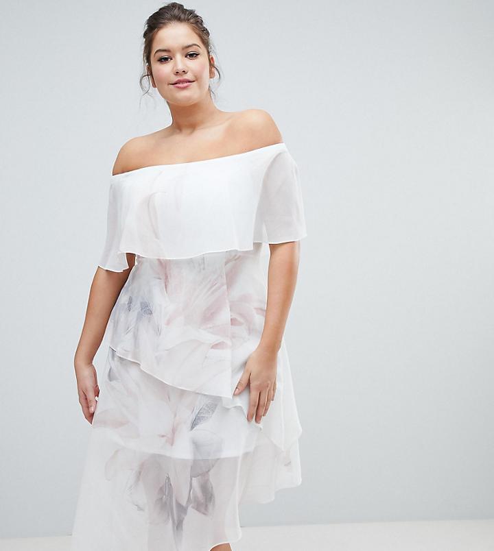 Coast Plus Tara Print Tiered Dress - Multi
