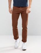 Edwin Ed-80 Onyx Slim Fit Jeans - Brown