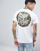 Friend Or Faux Camo Print T-shirt - White