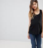 Asos Maternity Longline Tank - Black