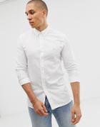 Lacoste Slim Fit Logo Shirt-white