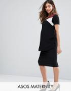 Asos Maternity Workwear Tailored Pencil Skirt - Black