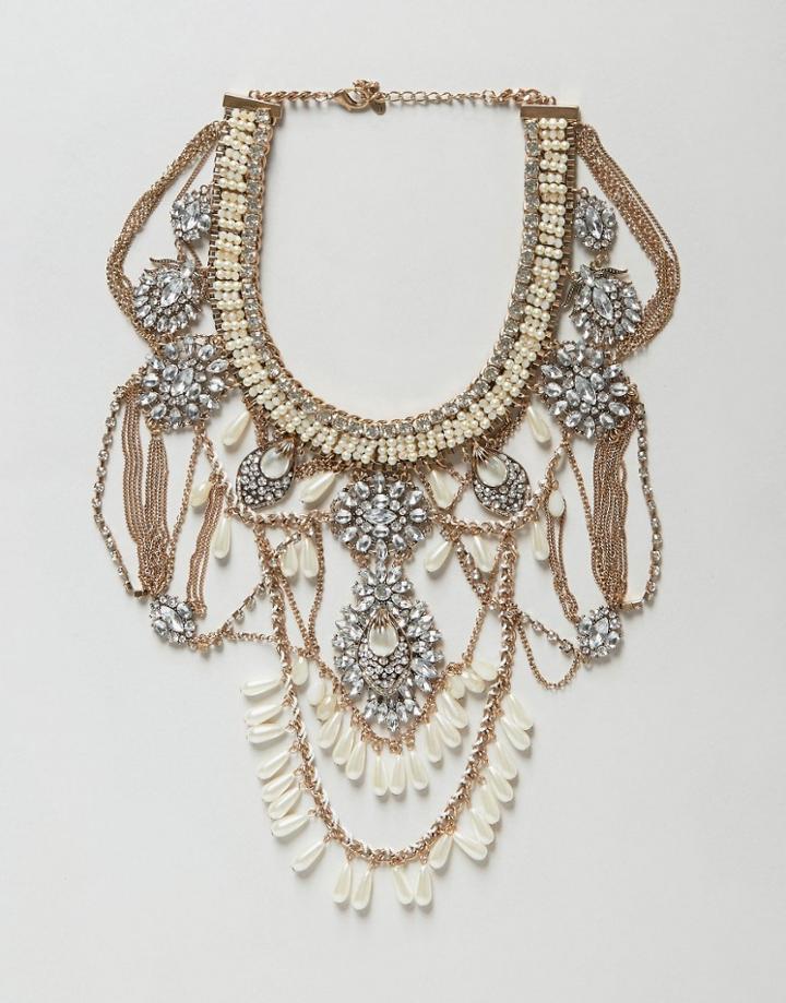 Aldo Layered Chain Necklace - Gold