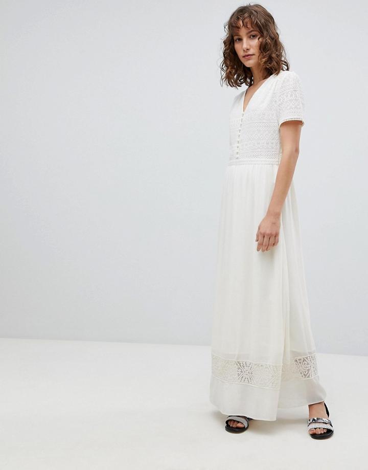 Suncoo Ethereal Maxi Dress - Cream