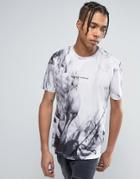 Criminal Damage T-shirt In White With Print - White