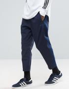 Adidas Originals Ac 7/8 Joggers In Blue Bk0018 - Blue