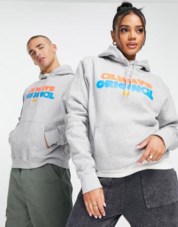 Adidas Originals Always Original Hoodie In Gray