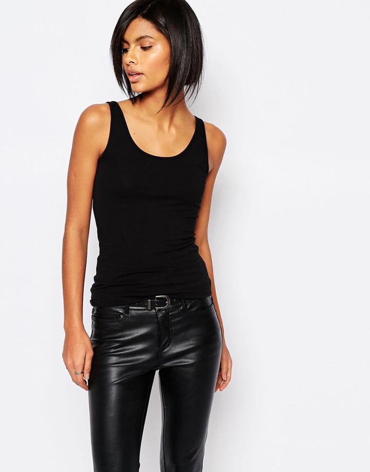Vero Moda Jersey Vest - Black