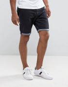 Brave Soul Cotton Twill Shorts - Navy