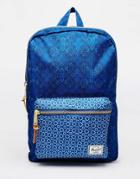 Herschel Supply Co Settlement Backpack In Tile Print - Navy 00921