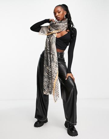 Becksondergaard Camo Scarf In Pink