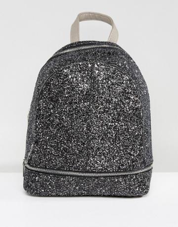Yoki Glitter Backpack - Black