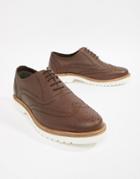 Ben Sherman Scotch Grain Brogues In Tan Leather - Tan