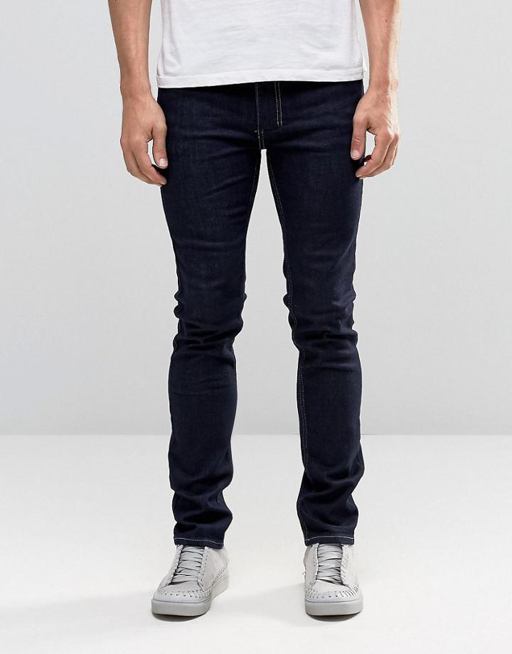 Religion Slim Fit Noize Jeans In Dark Blue - Dark Blue