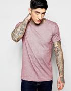 Lindbergh T-shirt In Red Marl - Red Mix