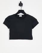 Cotton: On Short Sleeve Tee In Black Swirl Print