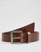 Royal Republiq Coil Parc Leather Belt In Brown - Brown