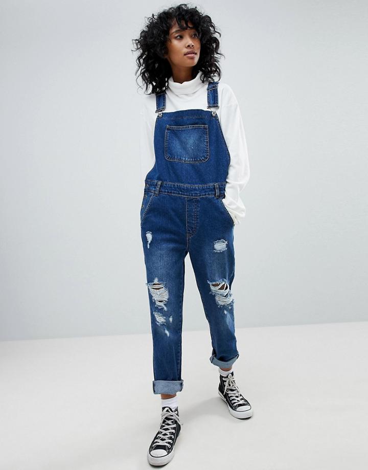 Kubban Core Denim Overalls - Blue