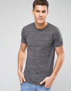 Esprit Melange T-shirt - Dark Gray