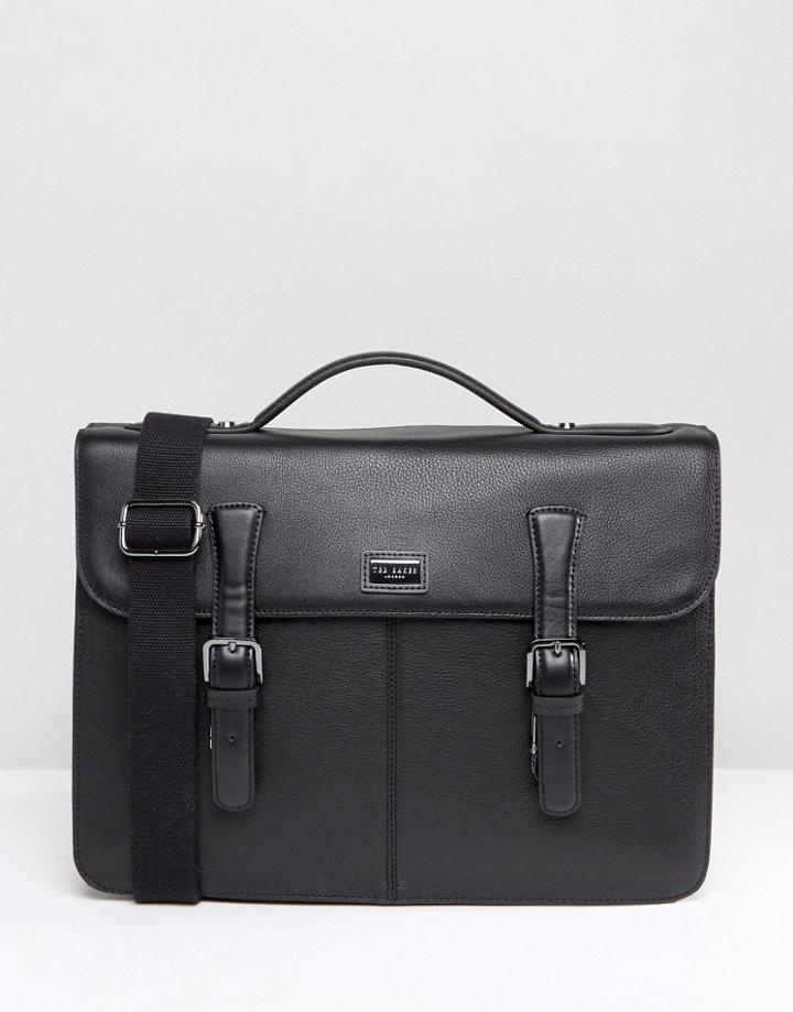 Ted Baker Satchel In Leather - Black
