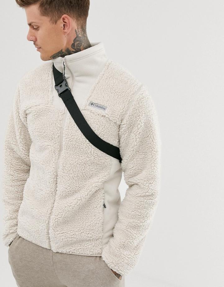 Columbia Winter Pass Full Zip Fleece In Beige
