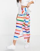 Never Fully Dressed Suki Striped Wrap Skirt In Multi - Part Of A Set