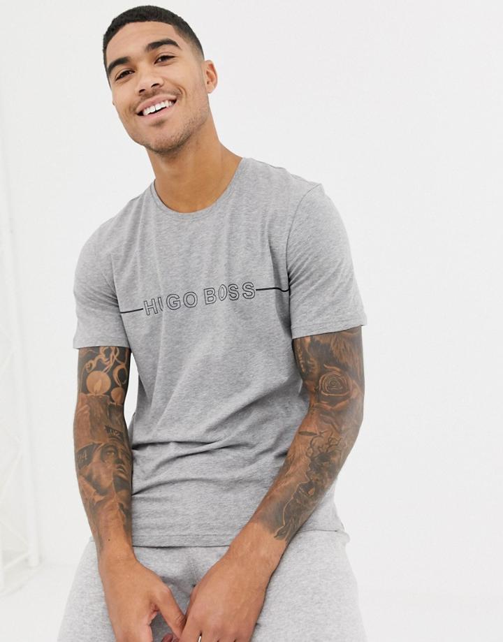 Boss Bodywear Identity Logo T-shirt - Gray