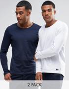 Produkt Multi Pack Long Sleeve Top Save 25% - White